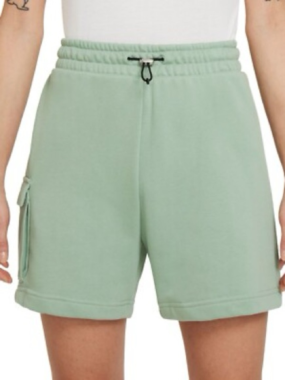 Nike Mint Green Women's Terry Cargo Short